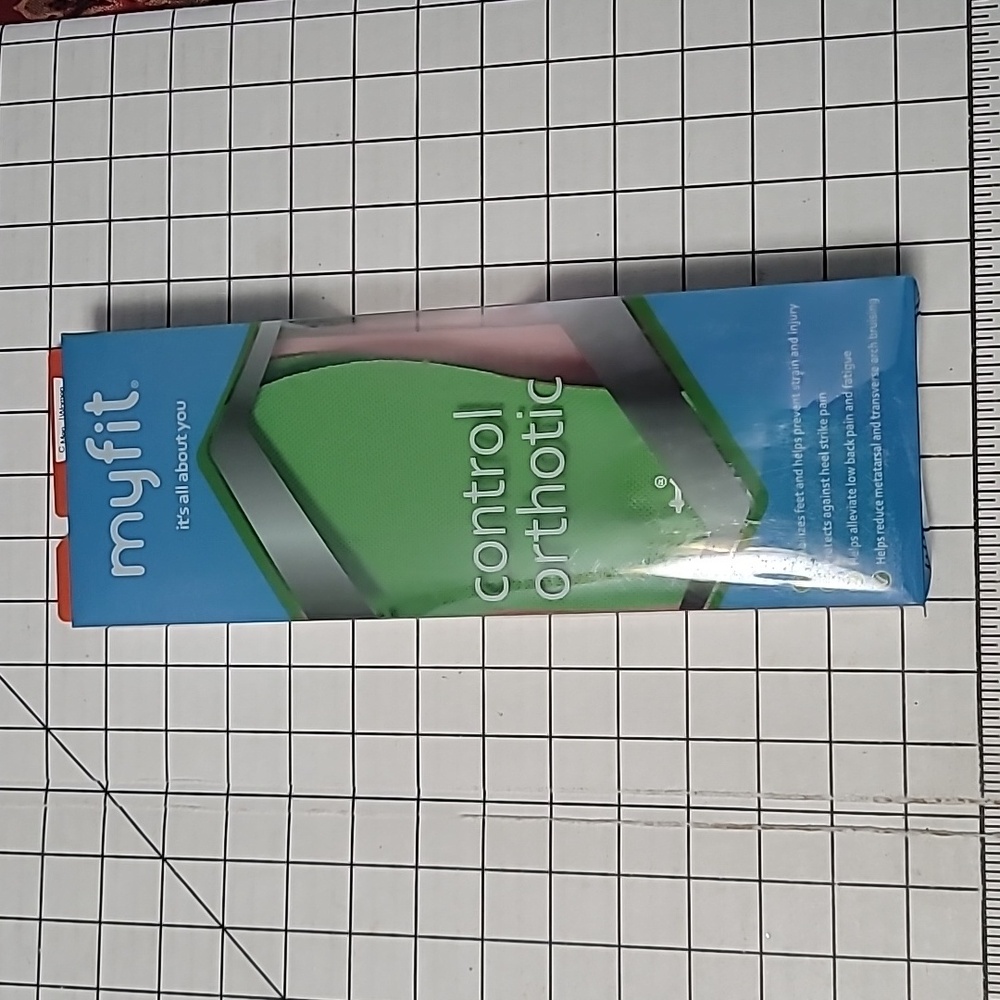 Myfit Control Orthotic Men 8-8 1/2 or Women‎  9-9 1/2 NIB